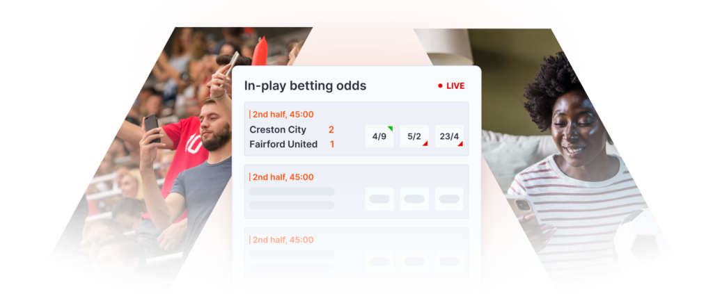 In-play betting odds delivered at low latency